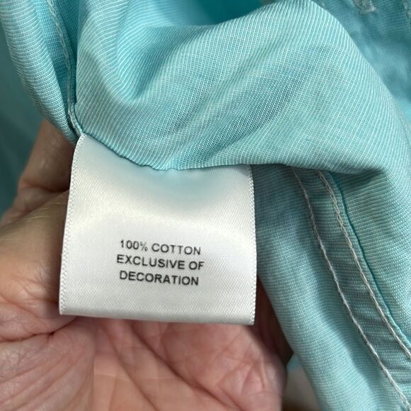 Cremieux Short Sleeve Pocketed Button Up NWT Medium - Picture 4 of 5